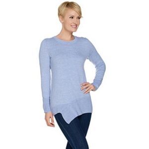 NEW LOGO by Lori Goldstein Sweater Angled look Blue size XS